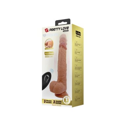 Jonathan Vibrador Control remoto con succión y movimiento de empuje en Macvic.