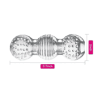 Masturbador Texturado Flexible - Imagen 3