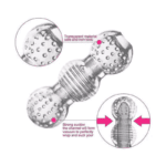 Masturbador Texturado Flexible - Imagen 2