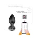 Vibrador Cono Anal Con Aplicacion - Imagen 4