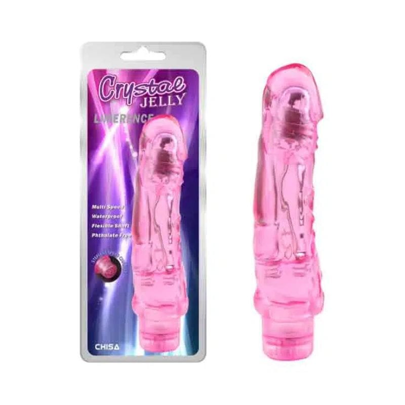 Vibrador-Crystal-Jelly-Pink-.jpg Vibrador Crystal Jelly Pink - Imagen 1