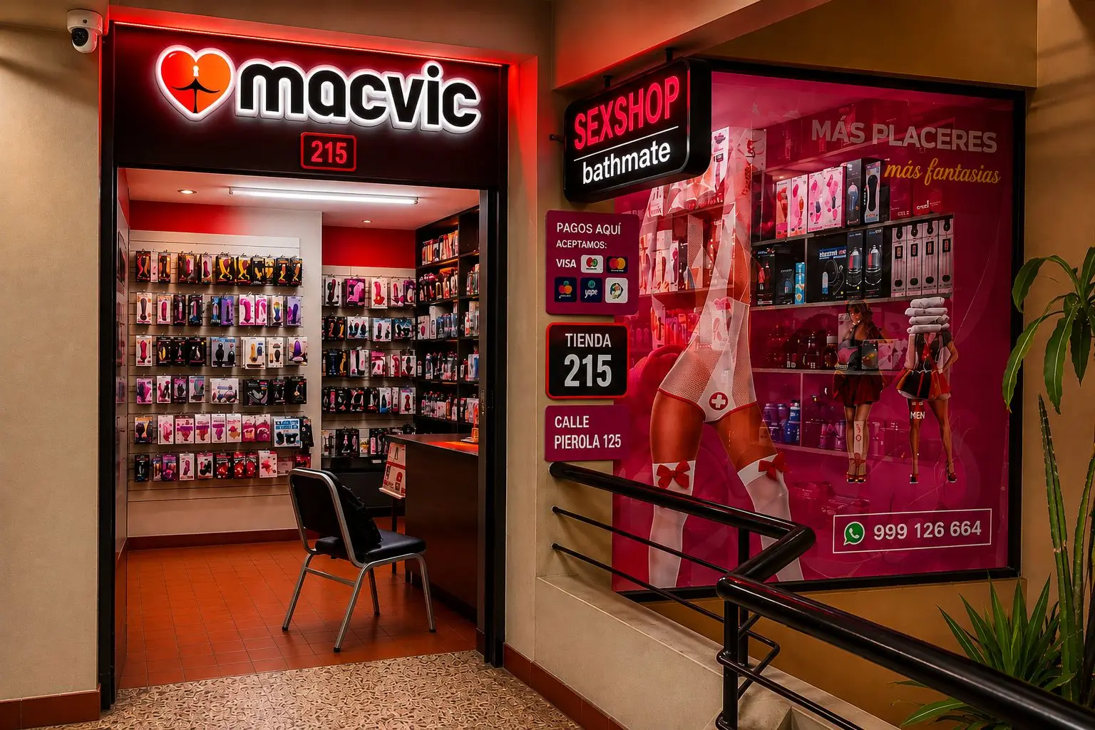 MACVIC sexshop en Arequipa, Ciudad Blanca